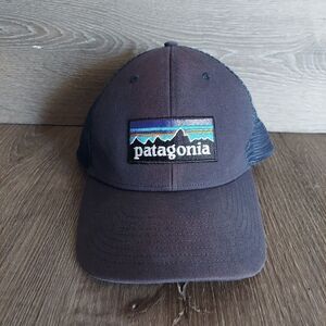Patagonia P6 LoPro Snapback Trucker Hat Navy One Size